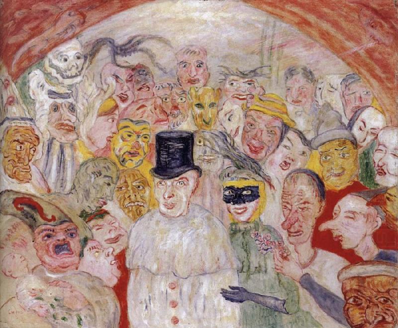 The Puzzled Masks, James Ensor